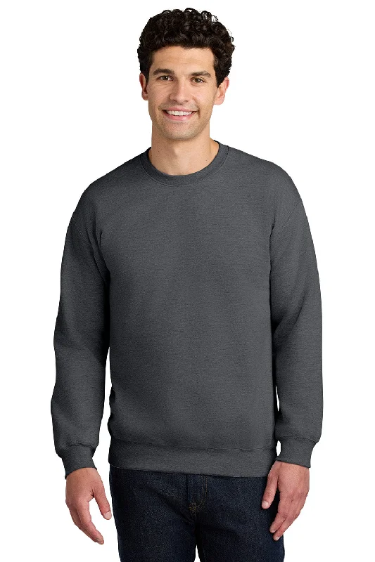 Gildan Mens Softstyle Crewneck Sweatshirt - Heather Dark Grey