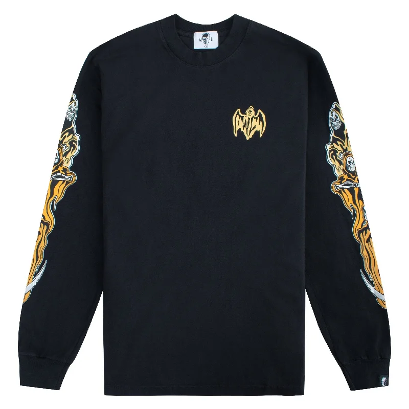 Three Reapers L/S Tee | Black/Yellow