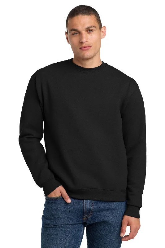 Jerzees Mens Super Sweats NuBlend Pill Resistant Fleece Crewneck Sweatshirt - Black