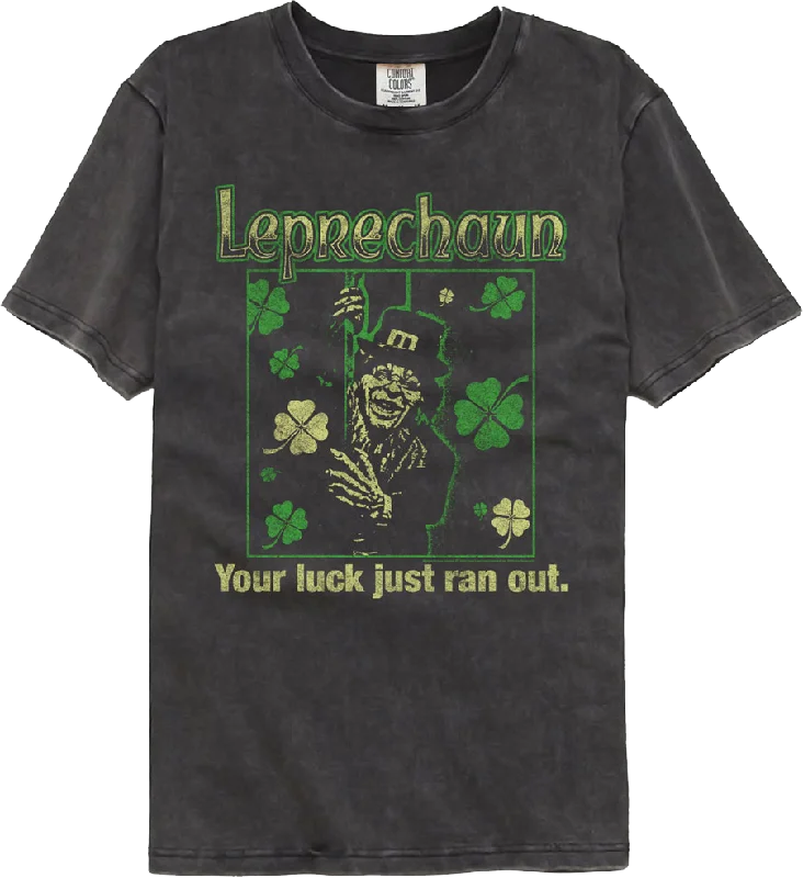 Your Luck Just Ran Out Leprechaun Comfort Colors Brand T-Shirt