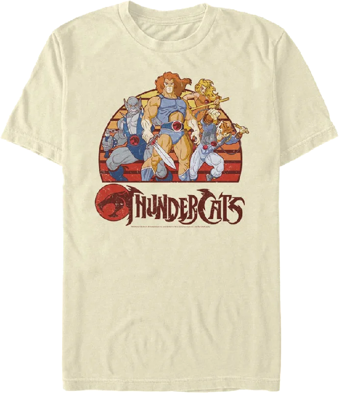 Retro Sunset ThunderCats T-Shirt