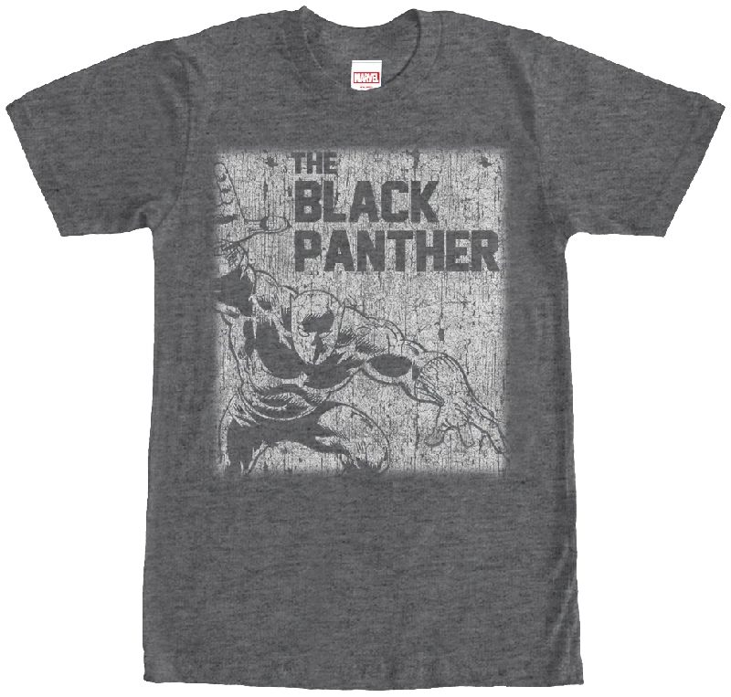 Distressed Black Panther T-Shirt