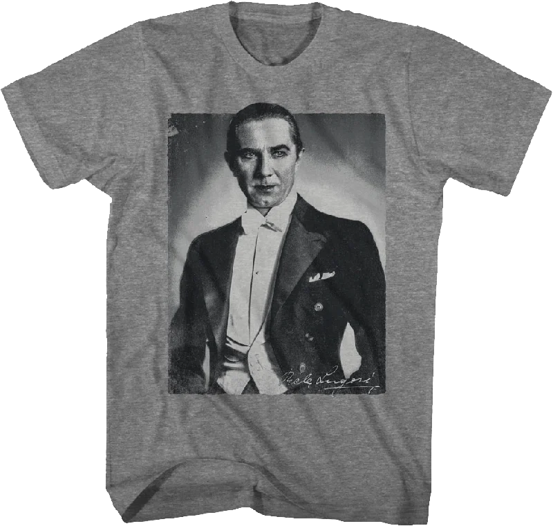 Black And White Photo Bela Lugosi T-Shirt