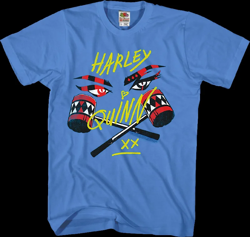 Harley Quinn Eyes Birds Of Prey T-Shirt