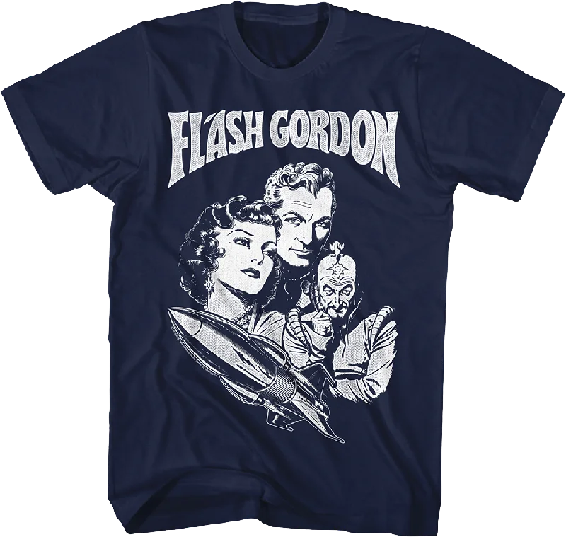 Characters Rocket Flash Gordon T-Shirt