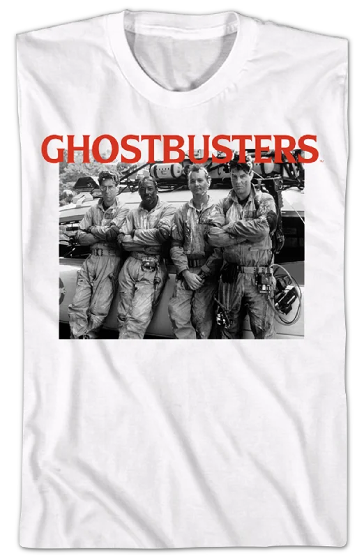 Black And White Photo Ghostbusters T-Shirt