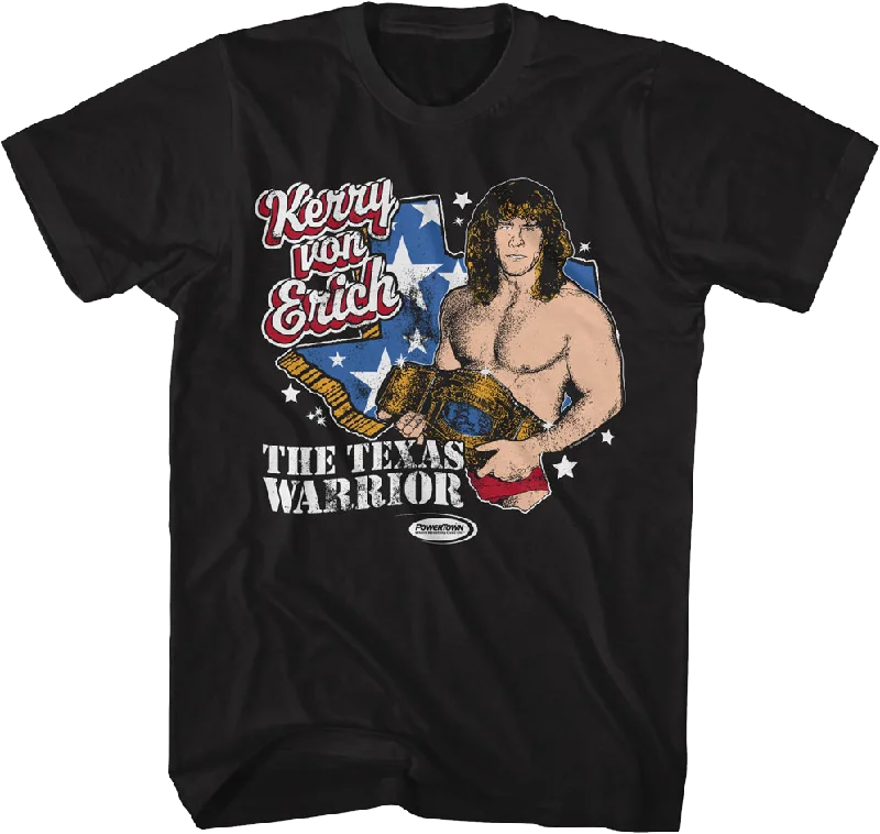 The Texas Warrior Kerry Von Erich T-Shirt