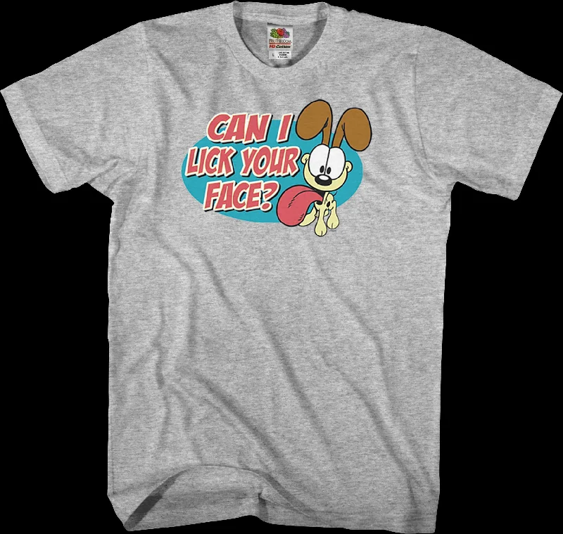 Can I Lick Your Face Garfield T-Shirt