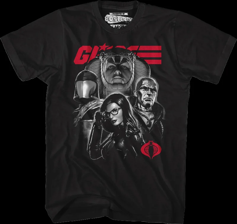 Cobra Villains Collage GI Joe T-Shirt