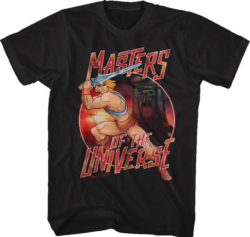 He-Man Action Pose Masters of the Universe Shirt