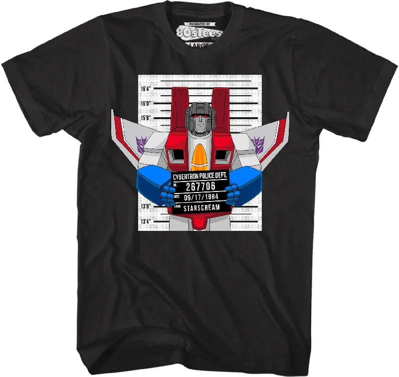 Mug Shot Starscream Transformers T-Shirt