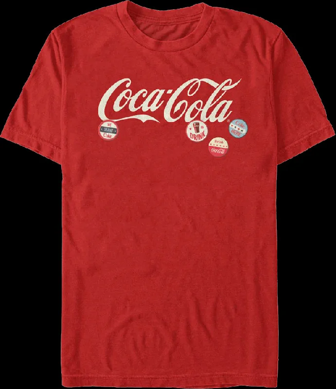 Coke Buttons Coca-Cola T-Shirt