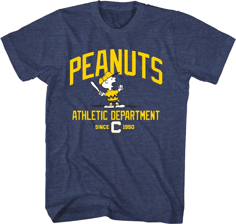 Charlie Brown Peanuts Athletic Department Since 1950 Peanuts T-Shirt