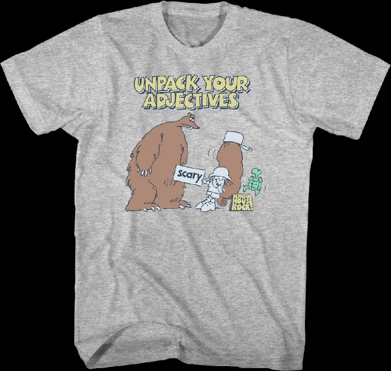 Unpack Your Adjectives Schoolhouse Rock T-Shirt