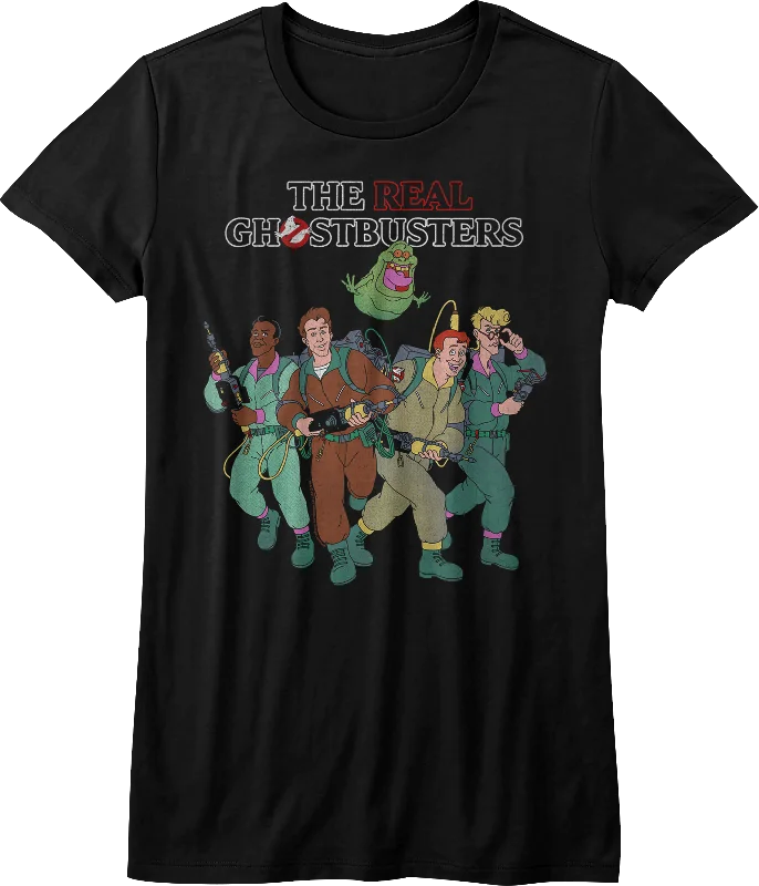 Ladies Cast Real Ghostbusters Shirt