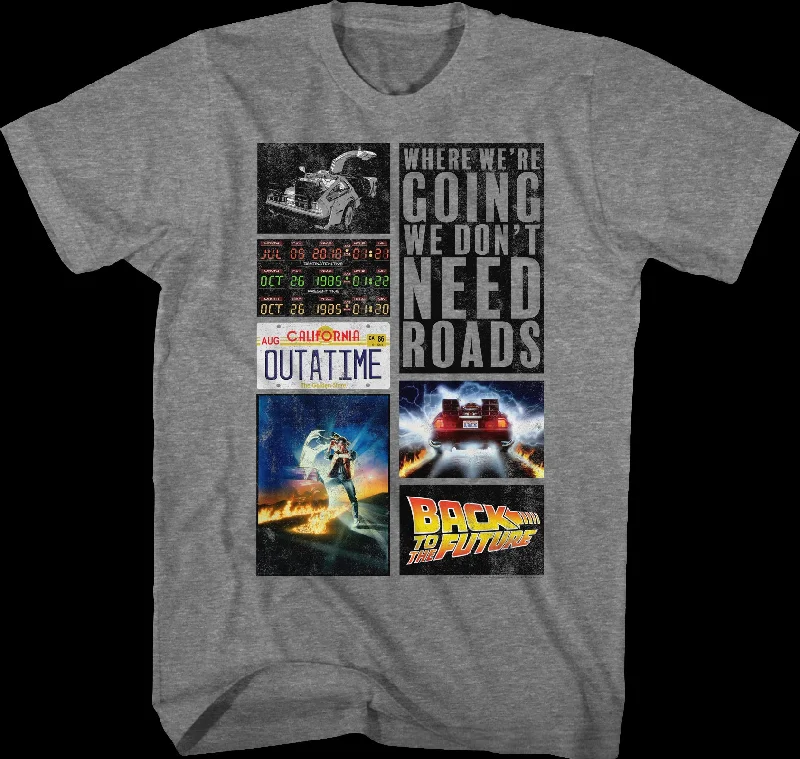 Collage Back To The Future T-Shirt