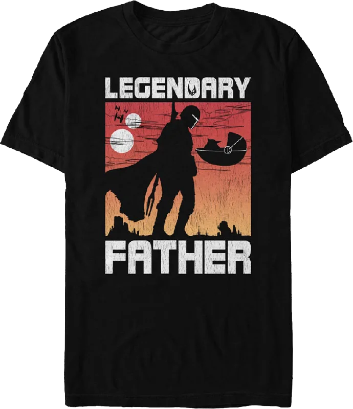 The Mandalorian Legendary Father Star Wars T-Shirt