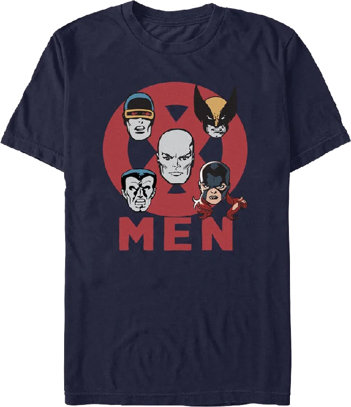 X-Men Hero Heads Marvel Comics T-Shirt