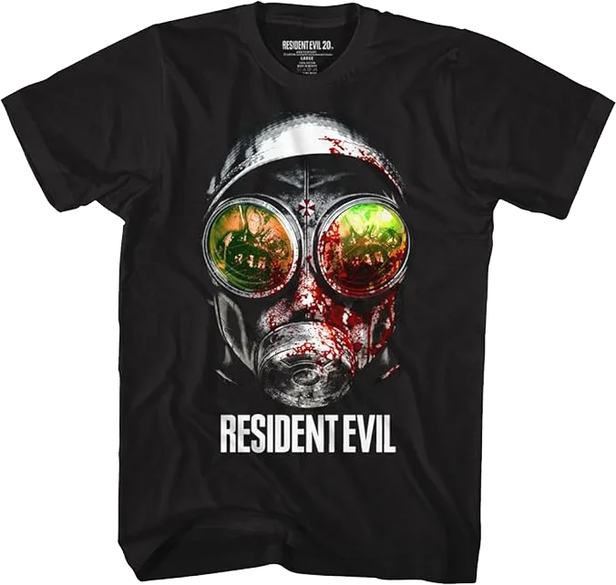 Gas Mask Resident Evil T-Shirt