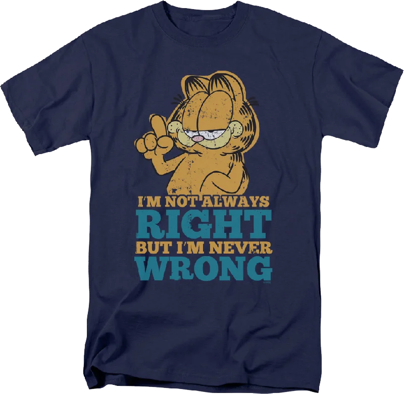 Never Wrong Garfield T-Shirt