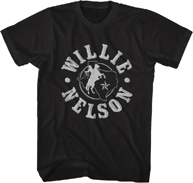 Texas Cowboy Willie Nelson T-Shirt