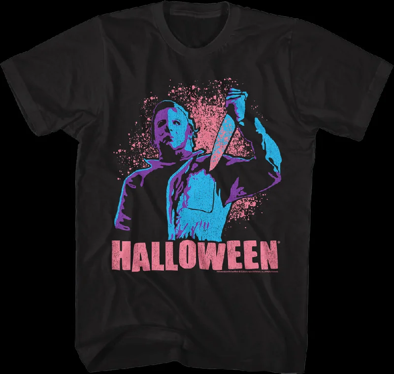 Michael Myers Knife Pose Halloween T-Shirt