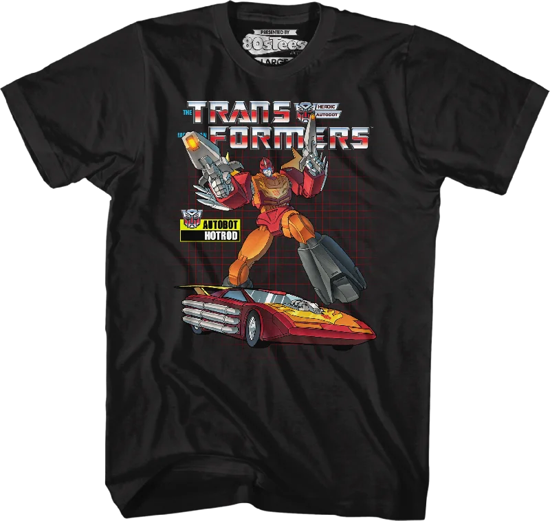 Retro Hot Rod Transformers T-Shirt