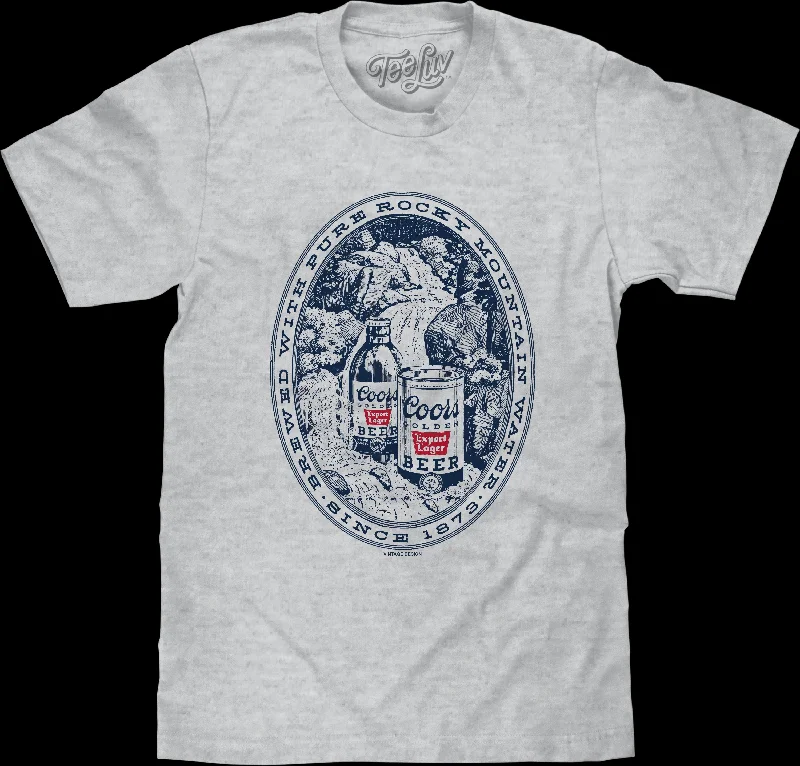 Brewed With Pure Rocky Mountain Water Coors T-Shirt