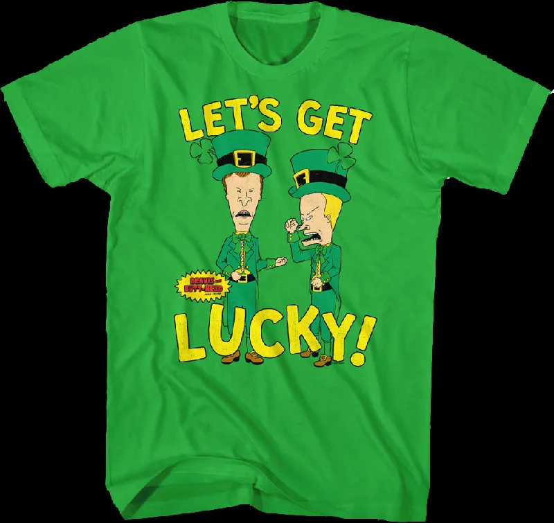 Let's Get Lucky Beavis And Butt-Head T-Shirt