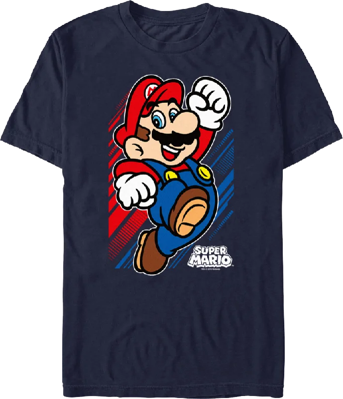 Jumping Super Mario Nintendo T-Shirt