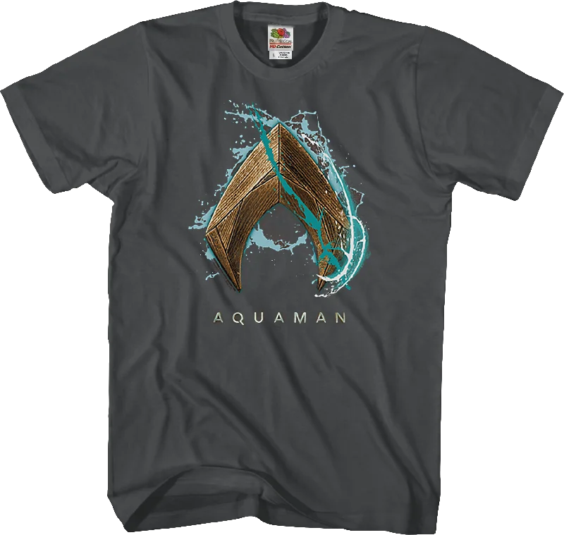 Water Logo Aquaman T-Shirt