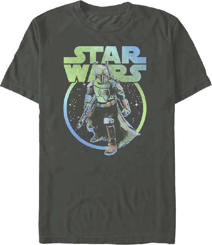 Boba Fett Bounty Hunter Pose Star Wars T-Shirt