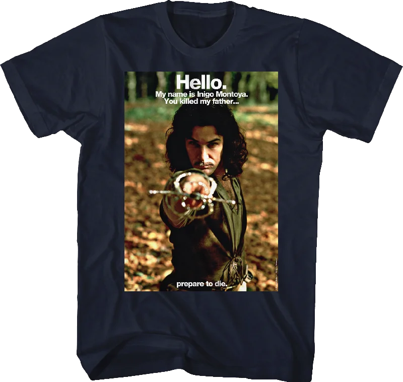 Hello My Name Is Inigo Montoya Princess Bride Shirt