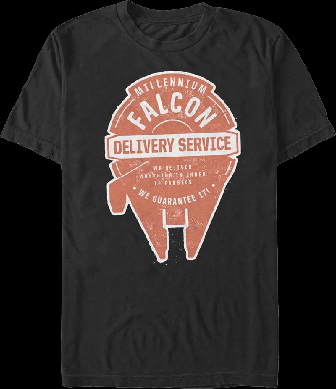 Millennium Falcon Delivery Service Star Wars T-Shirt