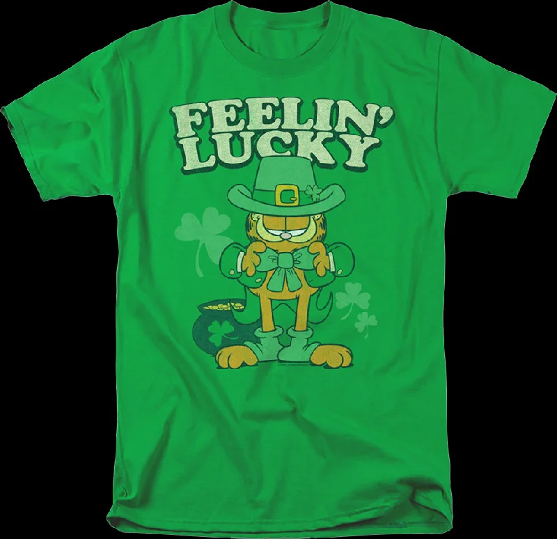 Feelin' Lucky Garfield T-Shirt