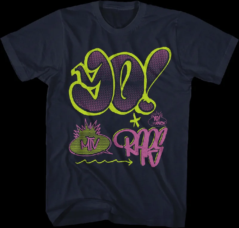 Yo! MTV Raps Graffiti MTV Shirt