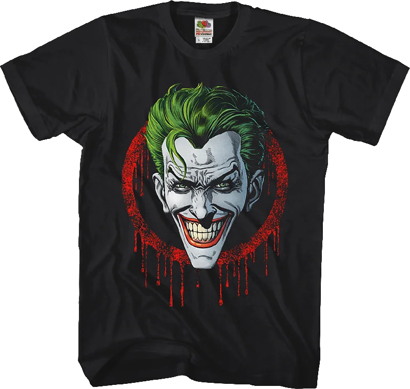 The Joker Dripping Blood DC Comics T-Shirt