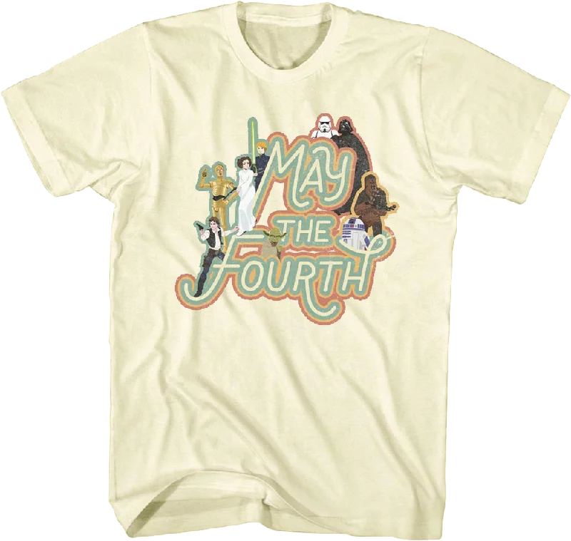 Classic Characters May The Fourth Star Wars T-Shirt