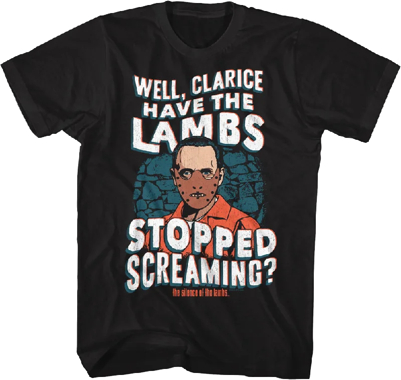 Hannibal Lecter Lambs Stopped Screaming Silence of the Lambs T-Shirt