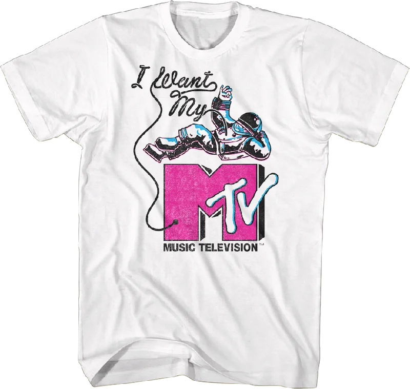 Astronaut I Want My MTV Shirt