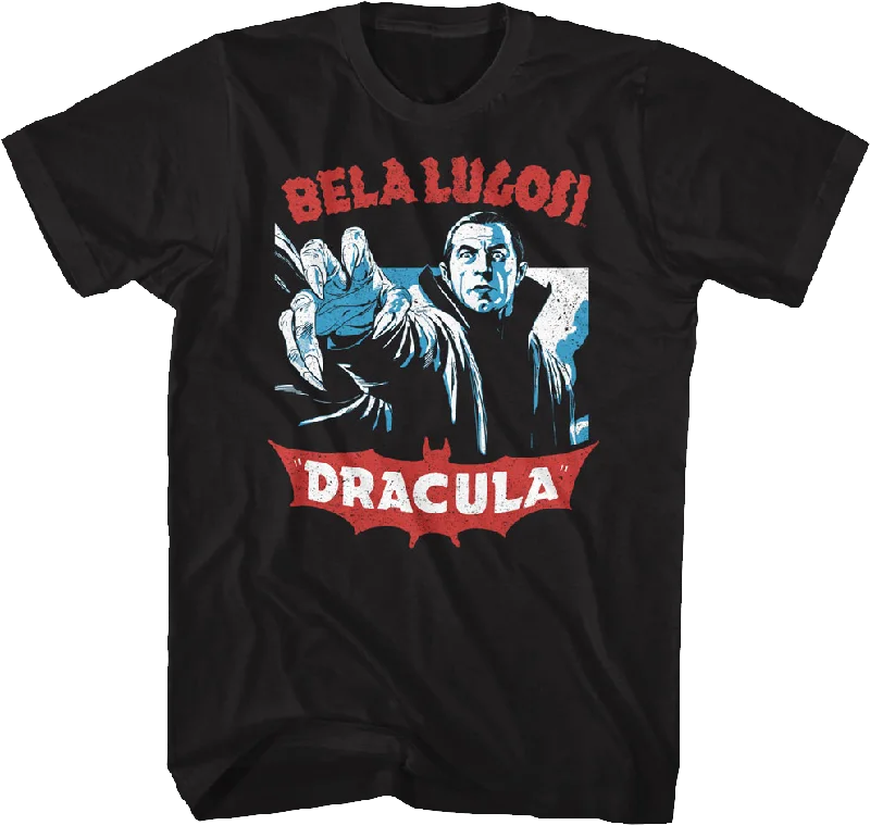 Dracula Illustration Bela Lugosi T-Shirt