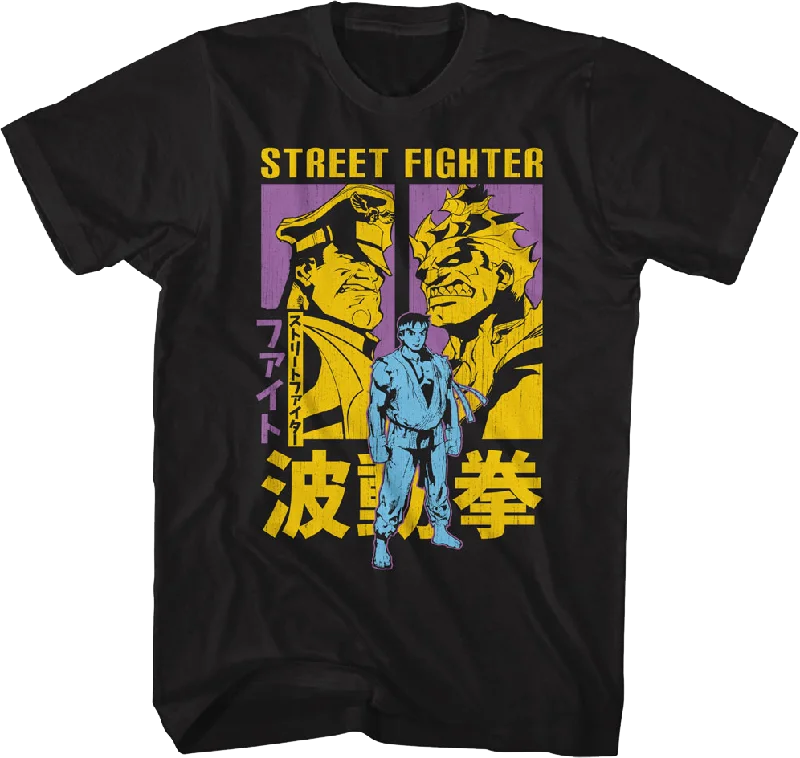 Japanese Battle Poster Street Fighter T-Shirt