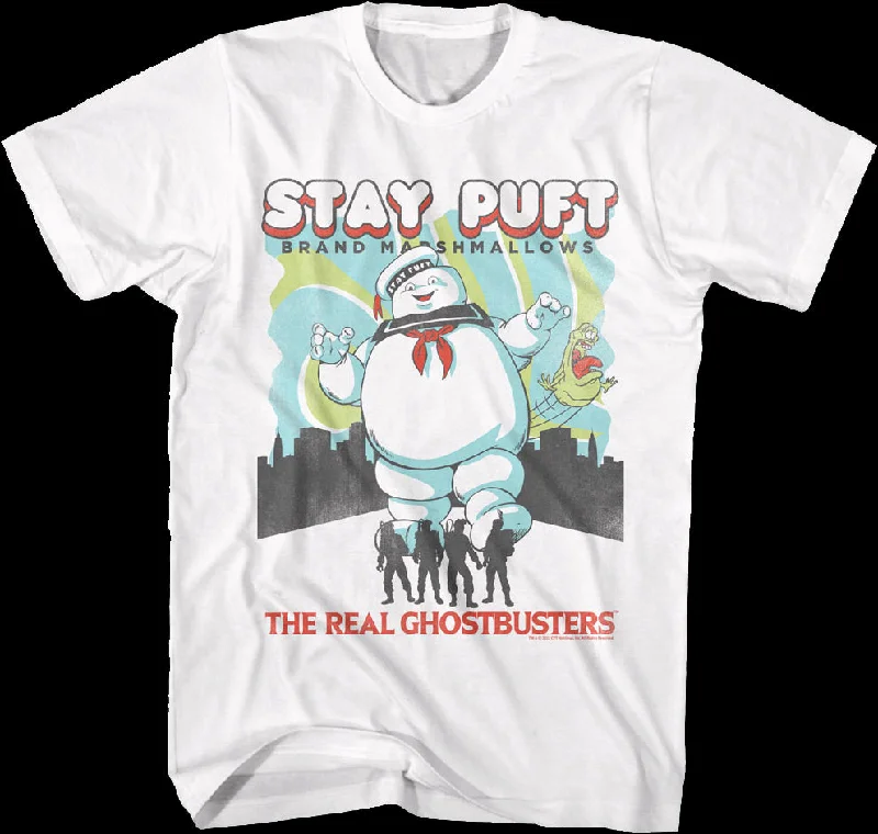 Stay Puft Brand Marshmallows Real Ghostbusters T-Shirt