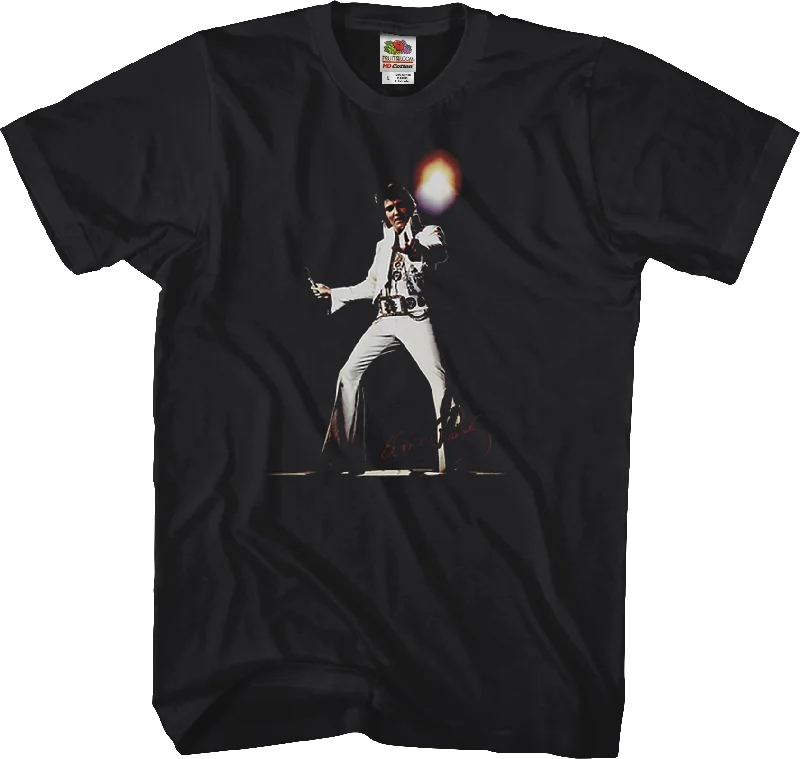 White Jumpsuit Elvis Presley T-Shirt