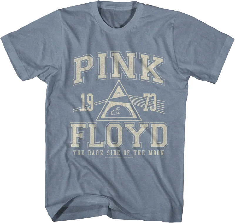 Dark Side of the Moon Athletic 1973 Logo Pink Floyd T-Shirt