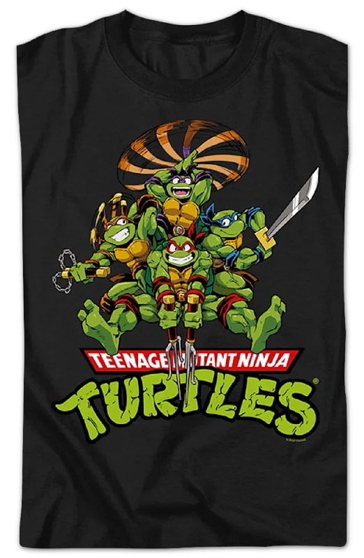 Heroes With Weapons Teenage Mutant Ninja Turtles T-Shirt