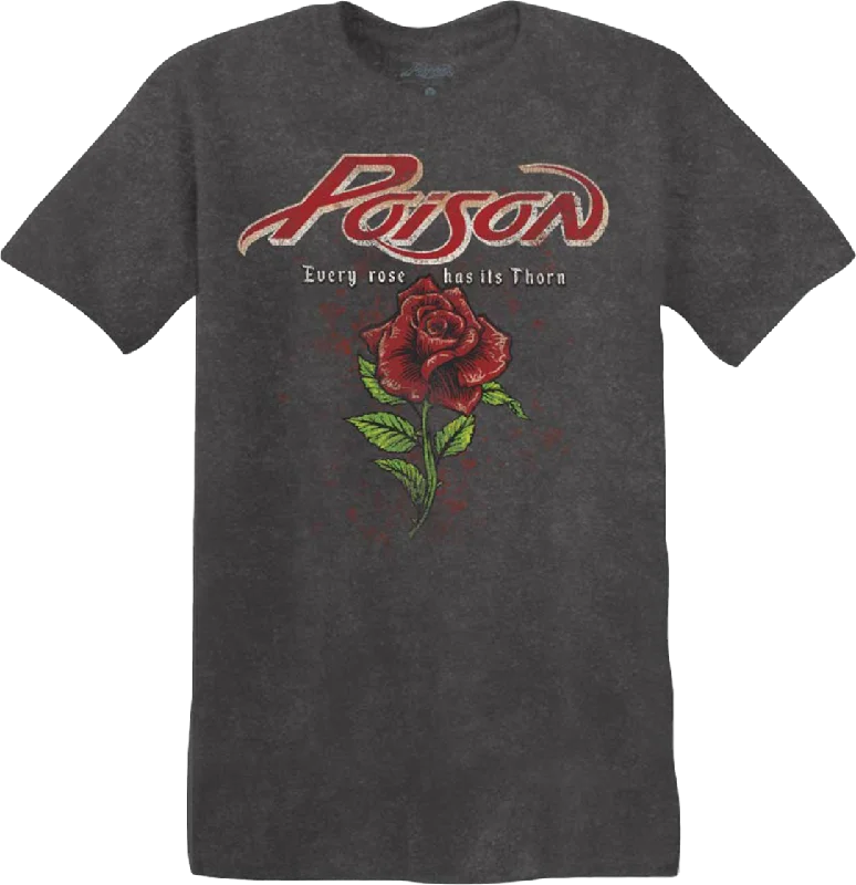 Vintage Every Rose Has Its Thorn Poison T-Shirt