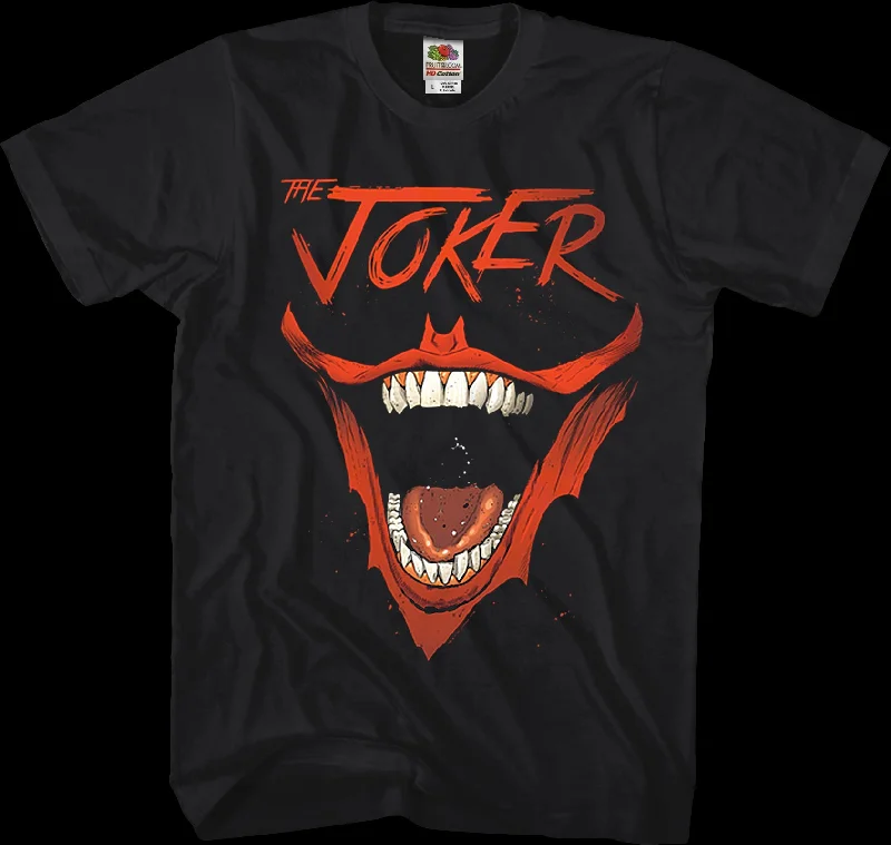 The Joker Bat-Shaped Smile DC Comics T-Shirt