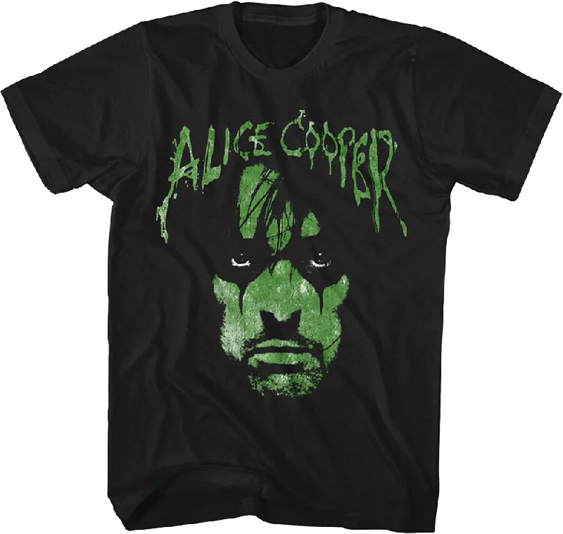 Green Face Alice Cooper T-Shirt