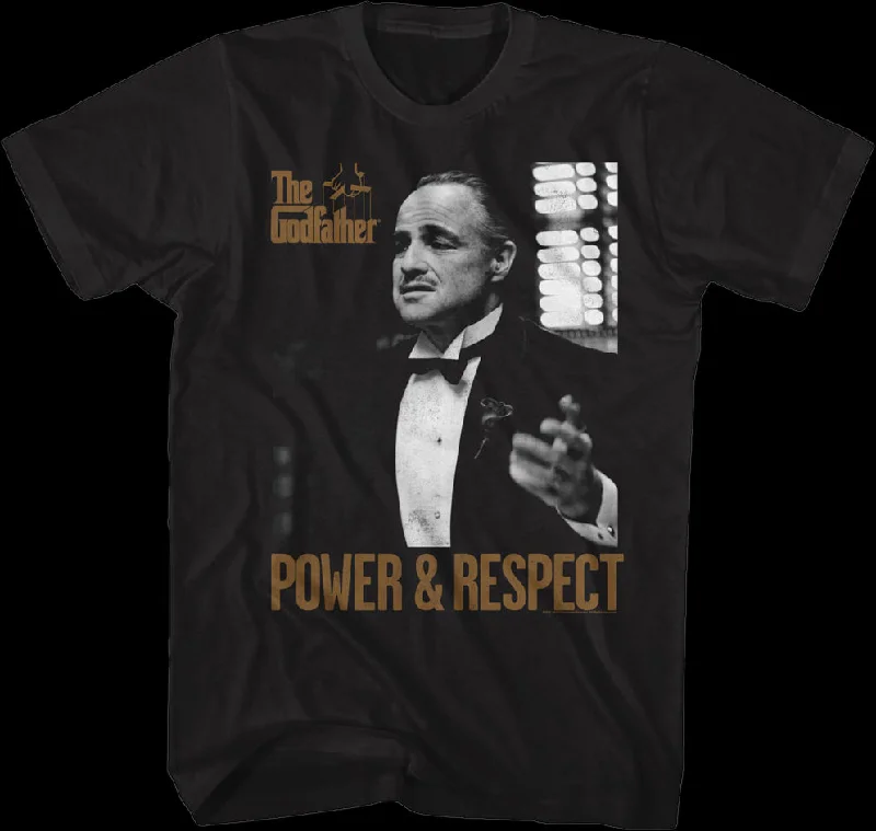 Power and Respect Godfather T-Shirt